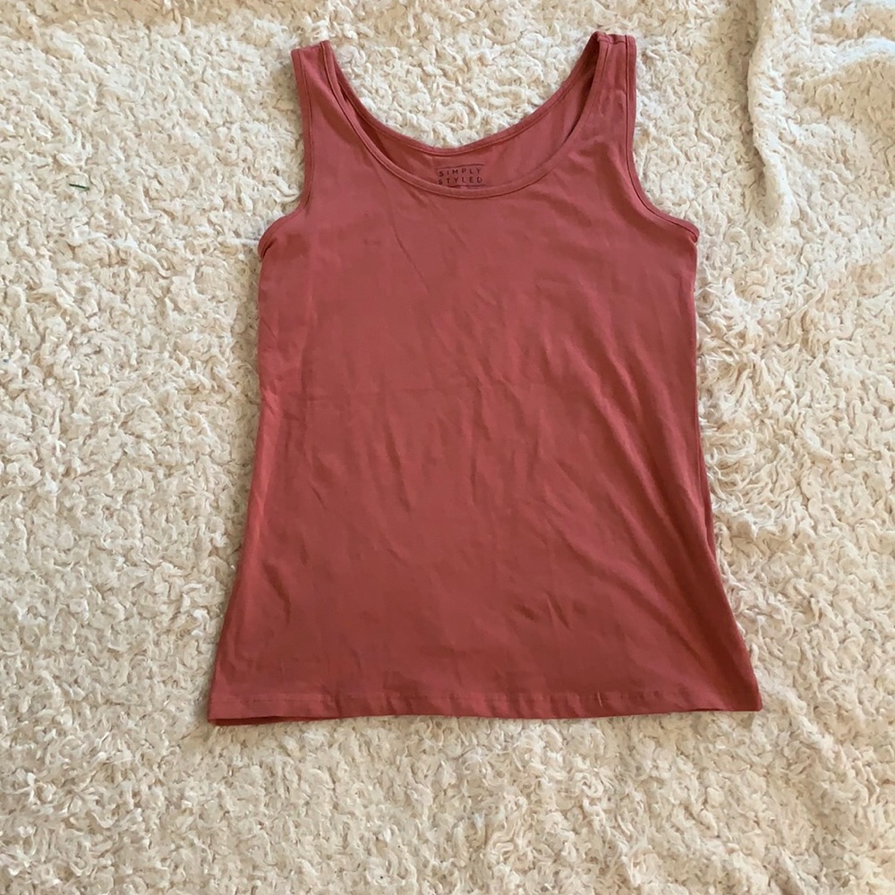 NWOT.  Simply Styled burnt orange tank.